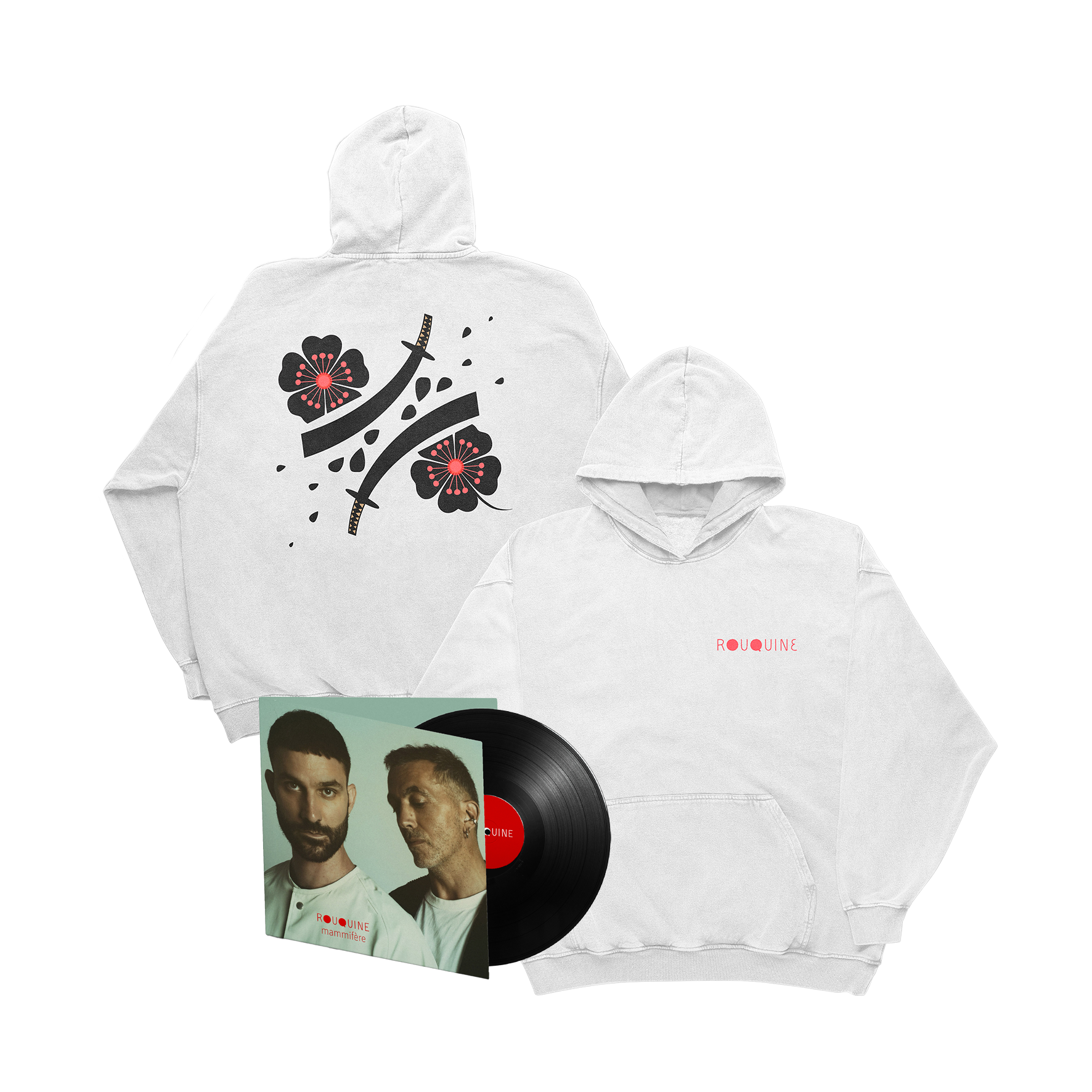 PACK HOODIE PREMIUM SAMOURAÏ + VINYLE "MAMMIFÈRE"