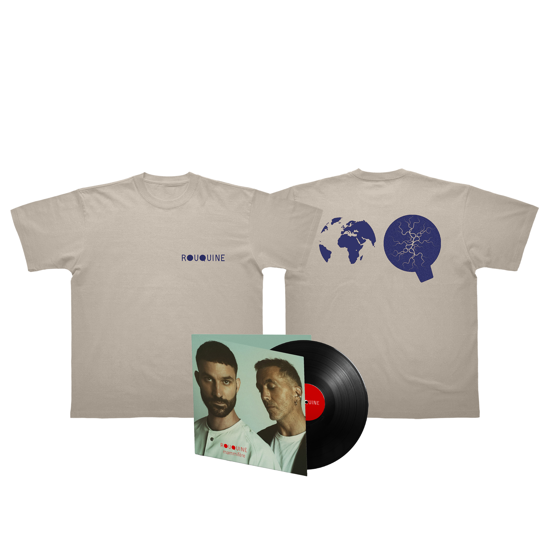 PACK T SHIRT + VINYLE "MAMMIFÈRE"