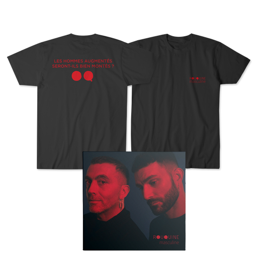 PACK T SHIRT NOIR + CD "MASCULINE"